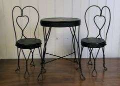 CHILD'S ICE CREAM PARLOUR SET