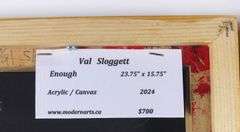 PAIR VAL SLOGGETT ACRYLICS