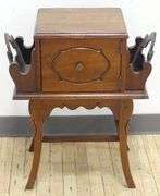 VINTAGE WALNUT TELEPHONE STAND