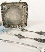 BLUE GLASS PICKLE CRUET