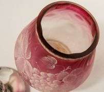 FROSTED GLASS PICKLE CRUET