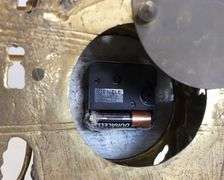 ELABORATE BRASS MANTEL CLOCK