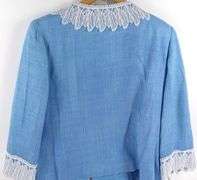 PAT BURNS-WENDLAND SILK & LACE JACKET