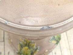 MAJOLICA POTTERY PLANT STAND