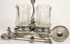 RARE DOUBLE PICKLE CRUET