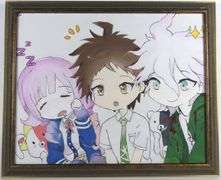 TWO ANIME/MANGA COMIC PAINTINGS