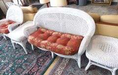 RETRO WICKER SUNROOM SET