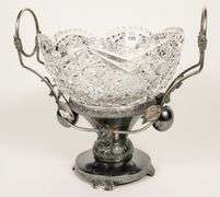 FINE CUT CRYSTAL CENTREPIECE BOWL