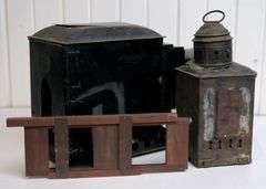 MAGIC LANTERN AND SHIP'S LAMP