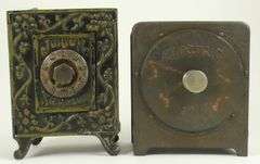 2 ANTIQUE COIN BANKS