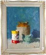 IMPRESSIONIST STILL LIFE OIL