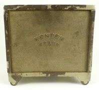 DOUBLE-DOOR CAST IRON COIN BANK