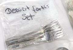 ASSORTED FLATWARE & SERVING PIECES