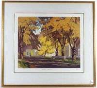 HAND-SIGNED A.J. CASSON PRINT