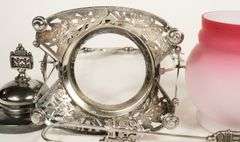 CASED SATIN GLASS PICKLE CRUET