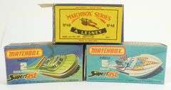 3 MATCHBOX BOATS IN BOXES