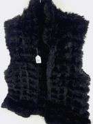 BLACK RABBIT VEST