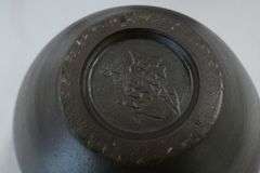 INUIT SOAPSTONE CARVING AND INDIGENOUS POTTERY BOWL