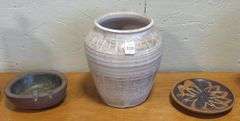 FIVE PIECES OF ART POTTERY
