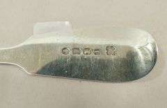 STERLING STUFFING SPOON AND OPEN SALTS