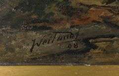 MAJOR OIL ON CANVAS BY JOHANNES WEILAND