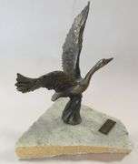 TWO SIGGY PUCHTA BRONZE SCULPTURES