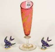 BIRD VASE AND FIGURINES