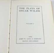 OSCAR WILDE PLAY BOOKS