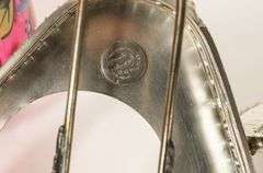 CRANBERRY GLASS PICKLE CRUET