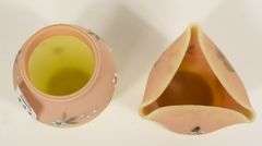 TWO PIECES OF BURMESE GLASS