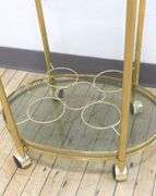 MCM BRASS SERVING CART