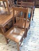 STICKLEY STYLE OAK DINING SET