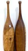 PAIR VINTAGE WOODEN EXERCISE TOOLS