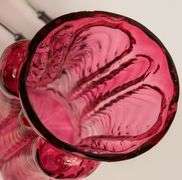 CRANBERRY GLASS PICKLE CRUET