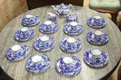 ROYAL CROWN DERBY "BLUE MIKADO" TEA SERVICE