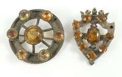 2 ANTIQUE SCOTTISH BROOCHES