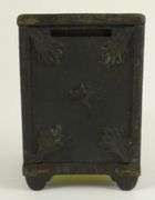 3 ANTIQUE CAST IRON SAFE BANKS