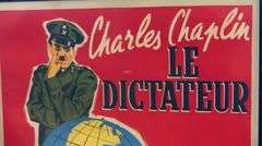 RARE CHARLIE CHAPLIN MOVIE POSTER