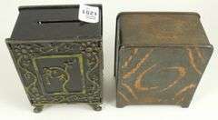 2 ANTIQUE COIN BANKS