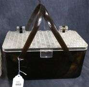 TWO MCM LUCITE PURSES