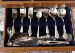 COMMUNITY PLATE "LADY HAMILTON" FLATWARE, ETC.
