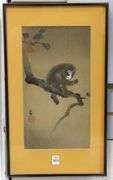 JAPANESE "MONKEY" WATERCOLOUR