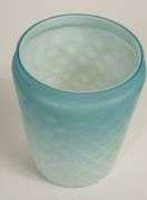 QUILTED SATIN GLASS PICKLE CRUET