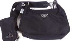 PRADA BLACK NYLON PURSE