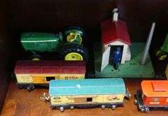 TRACTOR AND MODEL TRAIN TOYS