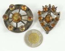 2 ANTIQUE SCOTTISH BROOCHES