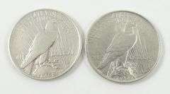 2 U.S. SILVER DOLLARS