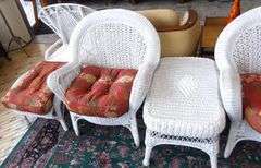 RETRO WICKER SUNROOM SET