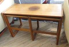 MCM TEAK TABLE SET