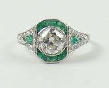 VALUABLE ART DECO ERA RING